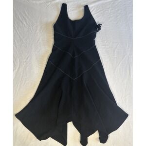 BCBG Maxazria Black High Low Dress  Size 0 Super Cute. Sleeveless‎ Back Zipper.